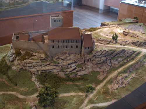 カイザーブルク城の模型